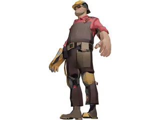 Engineer 3D Model preview