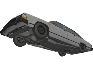 GAZ-14 Chaika (1977) 3D Model preview