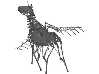 Mechanical Horse 3D Model preview