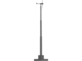 Wind Turbine 16 kW 3D Model preview