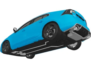 Volvo S60 3D Model preview