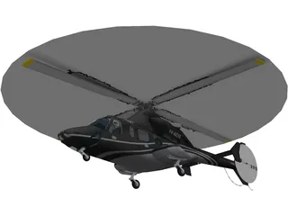 Bell 430 3D Model preview