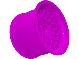 Honeycomb Rim 3D Model preview