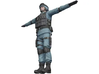 SWAT 3D Model preview