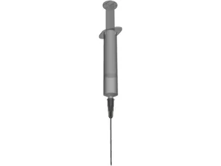 Syringe 3D Model preview
