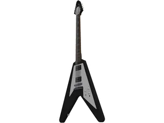 Gibson Classic Flying V 3D Model preview