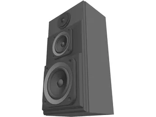 Speaker 3D Model preview
