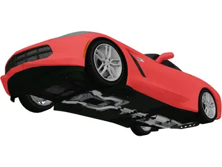 Chevrolet Corvette C7 Stingray 3D Model preview
