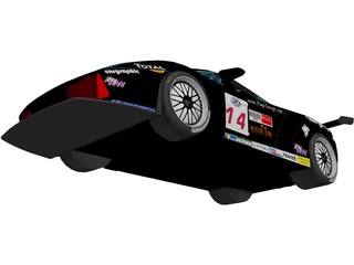 Lamborghini Gallardo GT3 Cup 3D Model preview