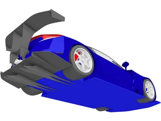 Honda HSV-010 GT 3D Model preview