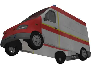 Ambulance 3D Model preview