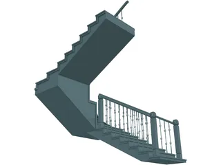Staircase 3D Model preview