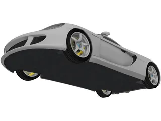 Porsche Carrera GT (2003) 3D Model preview