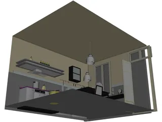 Kitchen 3D Model preview