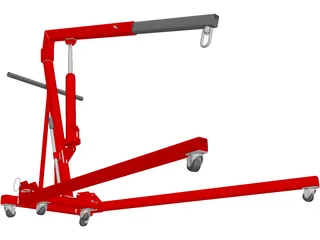 Engine Hoist 3D Model preview