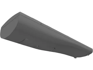 TV Remote Controller 3D Model preview