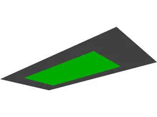 Tennis Court 3D Model preview