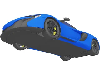 McLaren 650S (2015) 3D Model preview