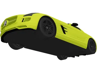 Mercedes-Benz SLS AMG Electric Drive (2014) 3D Model preview