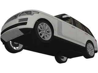 Range Rover L405 (2013) 3D Model preview