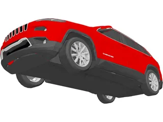 Jeep Cherokee (2015) 3D Model preview
