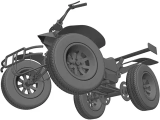 Quad Concept 3D Model preview