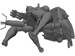 Tachikoma Robot 3D Model preview