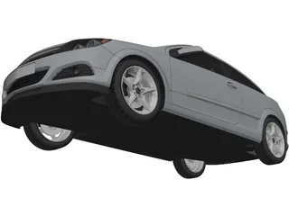 Opel Astra 3D Model preview
