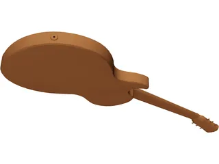 Les Paul Guitar 3D Model preview