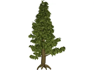 Needle Tree 3D Model preview