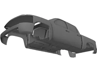 Chevrolet Silverado Body 3D Model preview