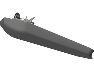 Cargo Ship 3D Model preview