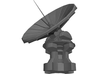 Satellite Dish 3D Model preview