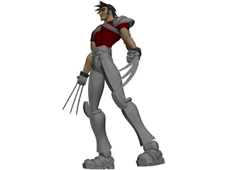 Wolverine 3D Model preview
