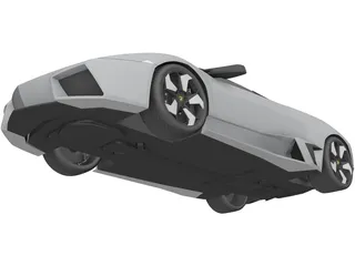 Lamborghini Reventon Roadster (2010) 3D Model preview