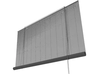 Curtain 3D Model preview
