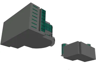 Helios Building Global CyberSoft 3D Model preview