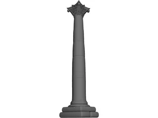 Roman Column 3D Model preview