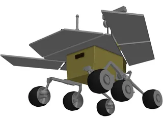 NASA Mars Rover 3D Model preview