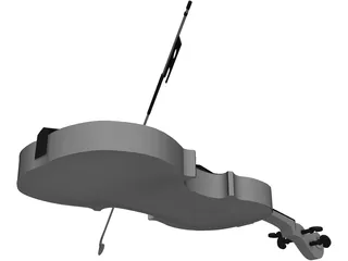 Violin 3D Model preview