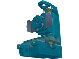 Milling Machine 3D Model preview