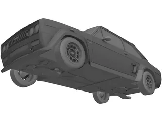 Fiat 131 Abarth 3D Model preview