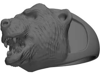 Ring Bear 3D Model preview