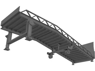Forklift Ramp 3D Model preview
