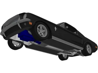 Ford Mustang Fastback Evolution 3D Model preview