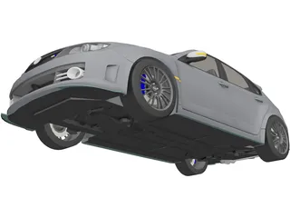 Subaru Impreza WRX Cosworth Edition 3D Model preview
