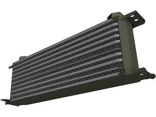 Oil Cooler 3D Model preview