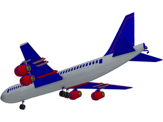 Boeing 737 3D Model preview