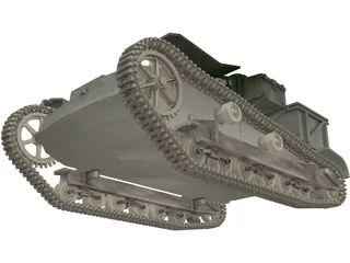 Renault UE Chenillette 3D Model preview