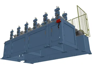 Roll Forming 3D Model preview